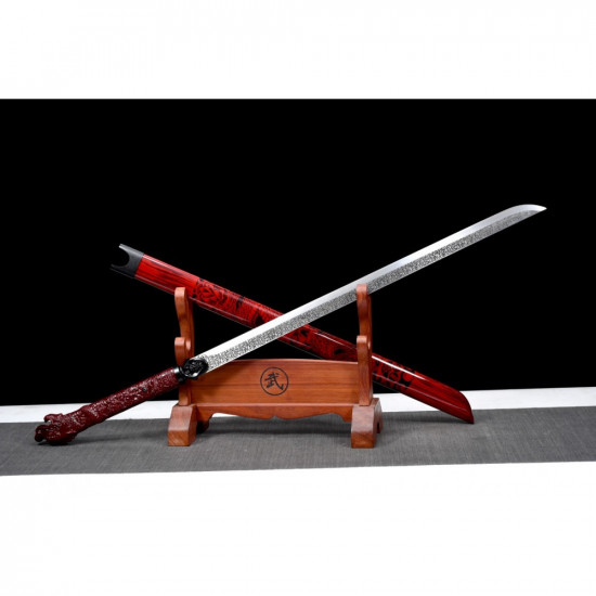 Chinese handmade sword/practical/high performance/sharp/红鬼战刃/CS 33