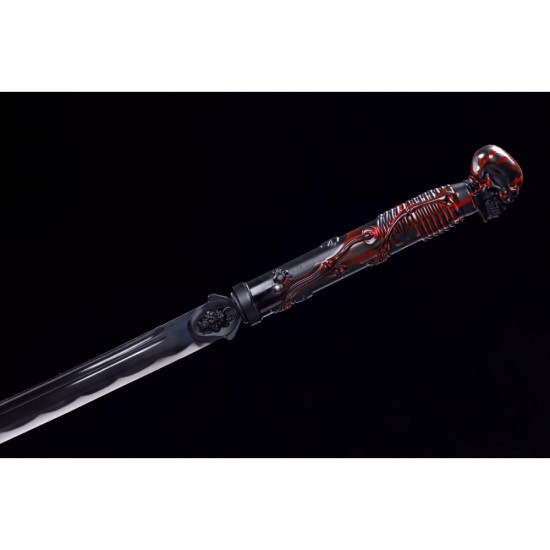 Chinese handmade sword/practical/high performance/sharp/鬼舞骷髅/CS07