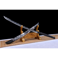 Chinese handmade sword/practical/high performance/sharp/鬼花战刃/CS07