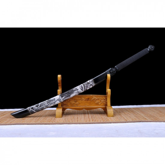 Chinese handmade sword/practical/high performance/sharp/鬼花战刃/CS07