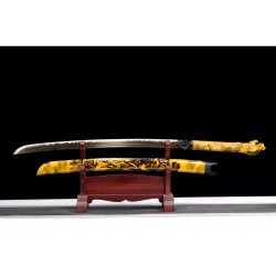 Chinese handmade sword/practical/high performance/sharp/黄龙战刃/CS03
