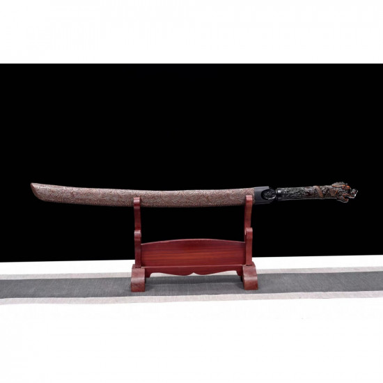 Chinese handmade sword/practical/high performance/sharp/墨龙斩/CS 27