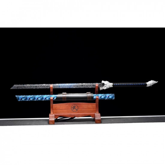 Chinese handmade sword/practical/high performance/sharp/银月狼王/CS11