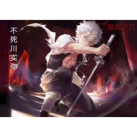 Demon killing Sword Manual upgrade / Animation / newer/sharp /鬼灭之刃-不死川实弥 CCA 23