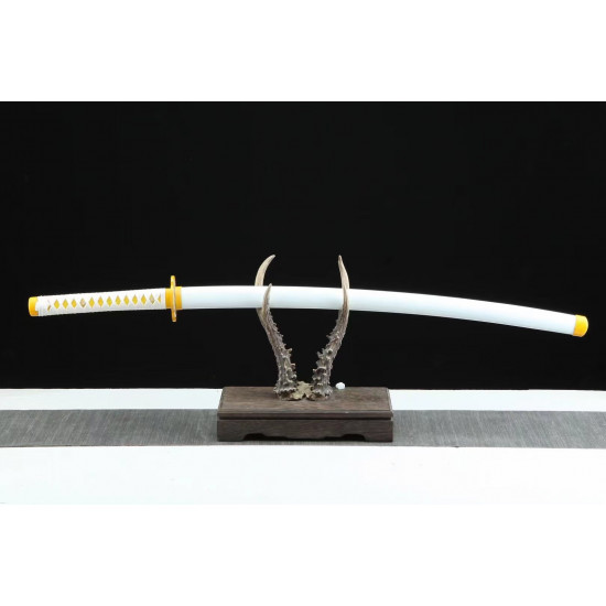 Longquan Animation Sword manually upgraded version / Animation /sharp /鬼灭之刃-我妻善逸 /ZSA 68