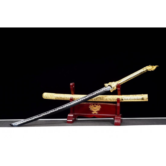 Chinese handmade sword/practical/high performance/sharp/黄金战狼/CS 35
