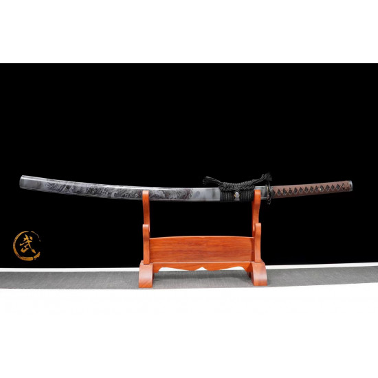 Longquan Hand Forging/Japan katana/ High Performance/ sharp/龙魂暗刃/WS13