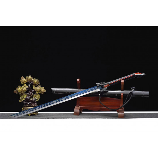 Chinese handmade sword/practical/high performance/sharp/嗜血魔狼/CS 60