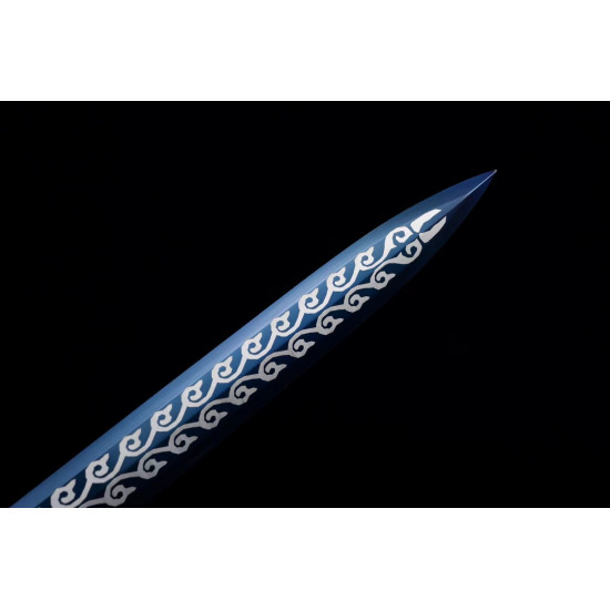 Chinese handmade sword/practical/high performance/sharp/祥云如意剑/CS 61