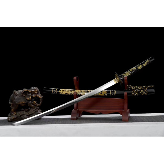 LONGQUAN HAND FORGING/JAPAN KATANA/ HIGH PERFORMANCE /SHARP/武魂/WS43